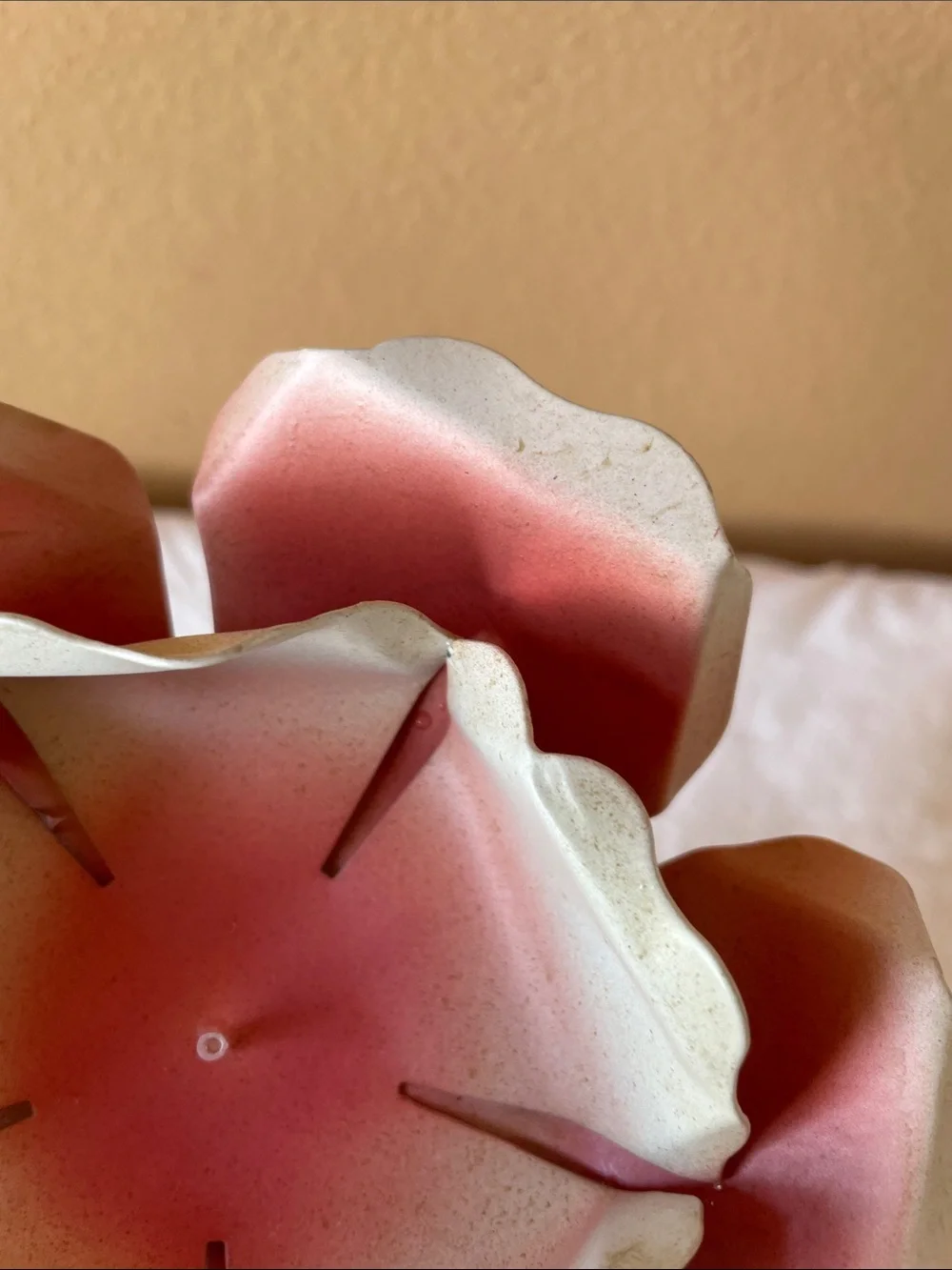 Vintage Target Pink Rose Metal Candle Holder NWT